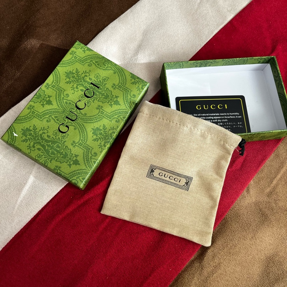 Gucci Green Decorative Box with Pouch - Picture 3 of 9
